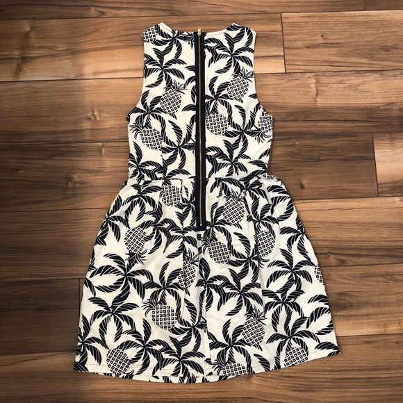 Pineapple Print Summer Dress - Picture 2 of 4